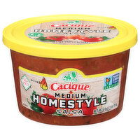 Cacique Salsa, Homestyle, Medium - 16 Ounce