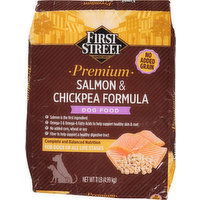 First Street Dog Food Salmon & Chickpea Formula, Premium - 11 Pound