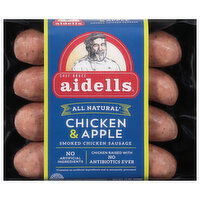 Aidells All Natural Smoked Chicken & Apple Sausage - 12 Ounce
