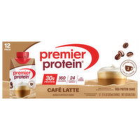 Premier Protein Cafe Latte High Protein Shake - 12 Each