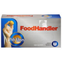 FoodHandler Unisize Poly Gloves - 500 Each