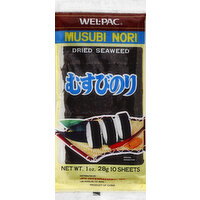 Wel-Pac Dried Seaweed, Musubi Nori - 10 Each