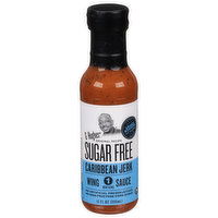 G Hughes Wing Sauce, Sugar Free, Caribbean Jerk - 12 Fluid ounce