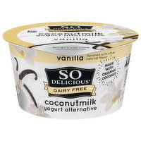 So Delicious Dairy Free Yogurt Alternative, Vanilla, Coconutmilk, 5.3 Ounce