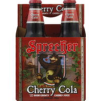 Sprecher Cola, Cherry - 4 Each