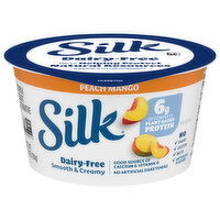 Silk Yogurt Alternative, Dairy-Free, Peach Mango, Soymilk - 5.3 Ounce