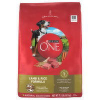 Purina One Dog Food, Natural, Lamb & Rice Formula, Adult - 496 Ounce