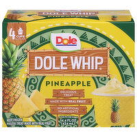 Dole Whip Frozen Treat, Pineapple - 4 Each