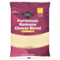 First Street Grated Cheese Blend, Parmesan Romano - 24 Ounce