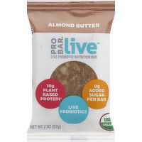 PROBAR Nutrition Bar, Live Probiotic, Almond Butter - 2 Ounce