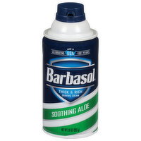 Barbasol Thick & Rich Soothing Aloe Shaving Cream - 10 Ounce
