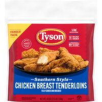 Tyson Frozen Southern Style Chicken Breast Tenderloins Family Pack, 2.5 lb Bag - 40 Ounce