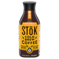 SToK Bright & Mellow Black Unsweetened Cold Brew Coffee Bottle - 48 Fluid ounce