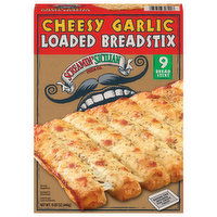 Screamin' Sicilian Pizza Co. Breadstix, Loaded, Cheesy Garlic - 9 Each