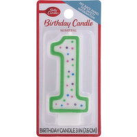 Betty Crocker Birthday Candle, Numeral 1, 3 Inch - 1 Each