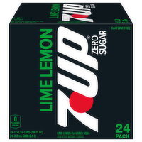 7-UP Zero Sugar Lime Lemon Soda - 12 Each