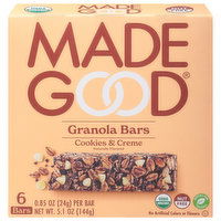 MadeGood Granola Bars, Cookies & Creme - 5.1 Ounce