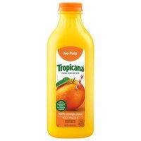 Tropicana 100% Orange Juice, No Pulp - 46 Ounce