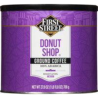 First Street Coffee, 100% Arabica, Ground, Medium, Donut Shop