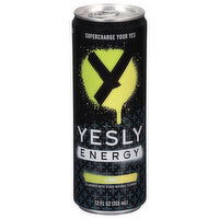 Yesly Energy Drink, Lime - 12 Fluid ounce