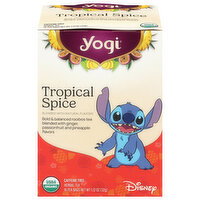 Yogi Disney Caffeine Free Tea Bags Tropical Spice Herbal Tea - 16 Each