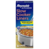 Reynolds Kitchens Regular Size Slow Cooker Liners - 4 Each