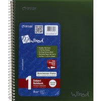 Top Flight Subject Notebook, College Ruled, 100 Sheets - 1 Each