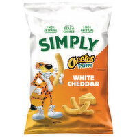 Cheetos Cheese Flavored Snacks, Puffs, White Cheddar Flavored - 8 Ounce