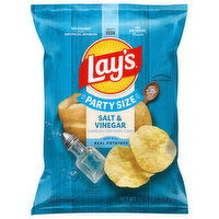 Lay's Salt & Vinegar Potato Chips Party Size - 12.5 Ounce