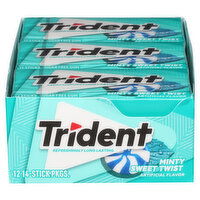 Trident Value Pack Minty Sweet Gum - 12 Each