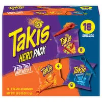 Takis Tortilla Chips, Hero Pack, 18 Each