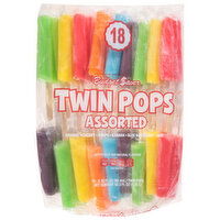 Budget Saver Twin Pops, Assorted - 18 Each