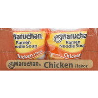Maruchan Ramen Noodle Soup, Chicken Flavor - 24 Each