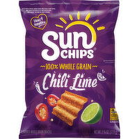 Sun Chips Whole Grain Snacks, Chili Lime Flavored - 2.75 Ounce