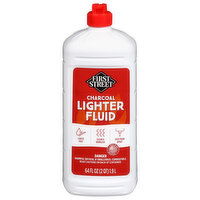 First Street Charcoal Lighter Fluid - 64 Fluid ounce