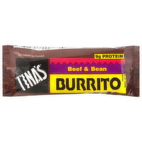Tina's Beef & Bean Burrito - 4 Ounce