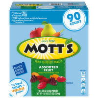 Mott's Fruit Flavored Snacks, Assorted Fruit, 90 Each