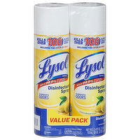 Lysol Disinfectant Spray, Lemon Breeze Scent, Value Pack - 2 Each