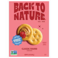 Back to Nature Classic Round Crackers - 6.5 Ounce
