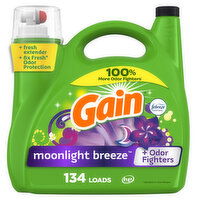 Gain Liquid Laundry Detergent, Moonlight Breeze Scent, 134 loads - 194 Fluid ounce