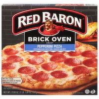 Red Baron Pizza, Brick Oven Crust, Pepperoni - 17.89 Ounce