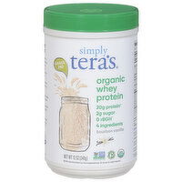 Simply Tera's Whey Protein, Organic, Bourbon Vanilla - 12 Ounce