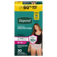Depend Maximum M Underwear - 30 Each