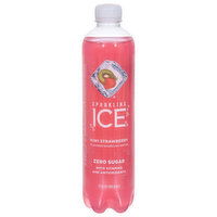 Ice Sparkling Water, Kiwi Strawberry, Zero Sugar, 17 Fluid ounce