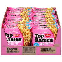 Nissin Ramen Noodle Soup, Shrimp Flavor - 24 Each