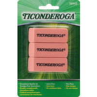 Ticonderoga Erasers - 3 Each