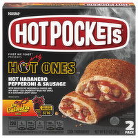 Hot Pockets Sandwich, Hot Habanero Pepperoni & Sausage, 2 Pack - 2 Each