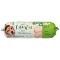 Freshpet Select Dog Food, Grain Free, Chicken Recipe with Spinach & Potato - 24 Ounce