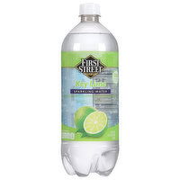 First Street Sparkling Water, Key Lime, 33.8 Fluid ounce