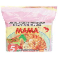 Mama Oriental Style Shrimp Flavor (Tom Yum) Instant Noodles - 5 Each